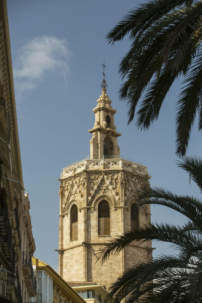 Bell tower Valencia cathedral, Valencia, Spain, Europe