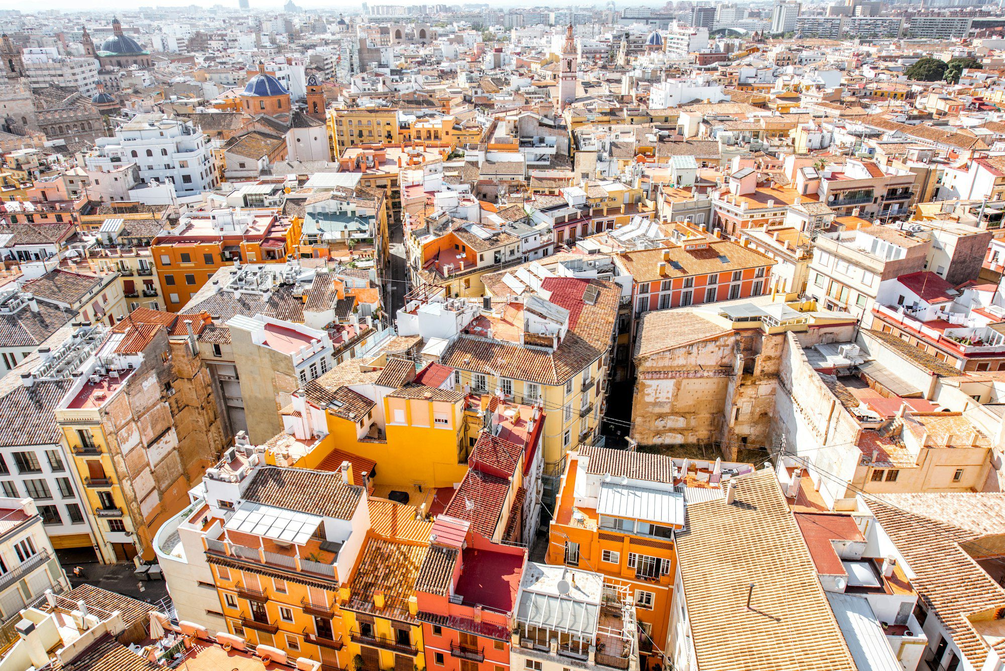 Valencia cityscape view